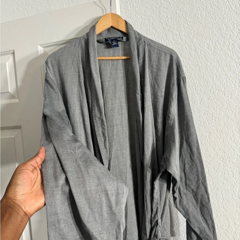 Polo Ralph Lauren Gray Long Robe